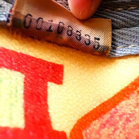 Dooney & Bourke Vintage Y2K Crayon Alphabet Hand/Crossbody with Gold Hardware - Picture 10 of 11